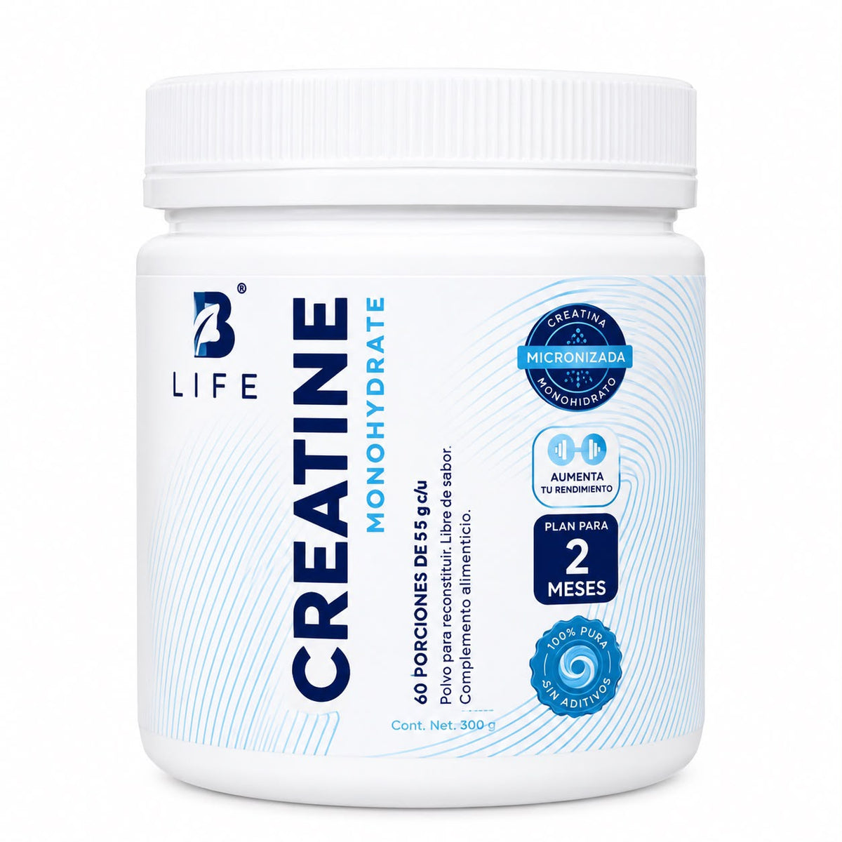 Creatina 300 gramos (pequeña)